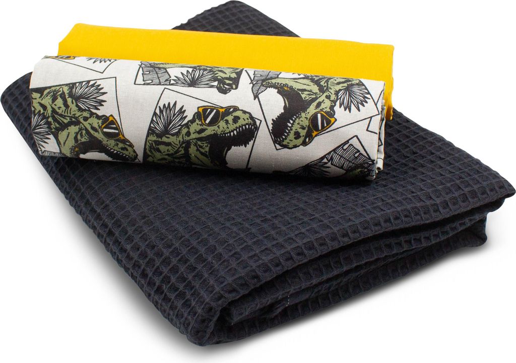 Katoenen Stoffenset Wafelpiqué 100% Baumwolle Tex Standard
