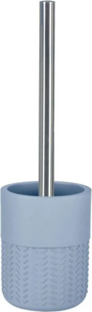 Porte-brosse WC Dash Iceblue avec brosse assortie pour salle de bain chic