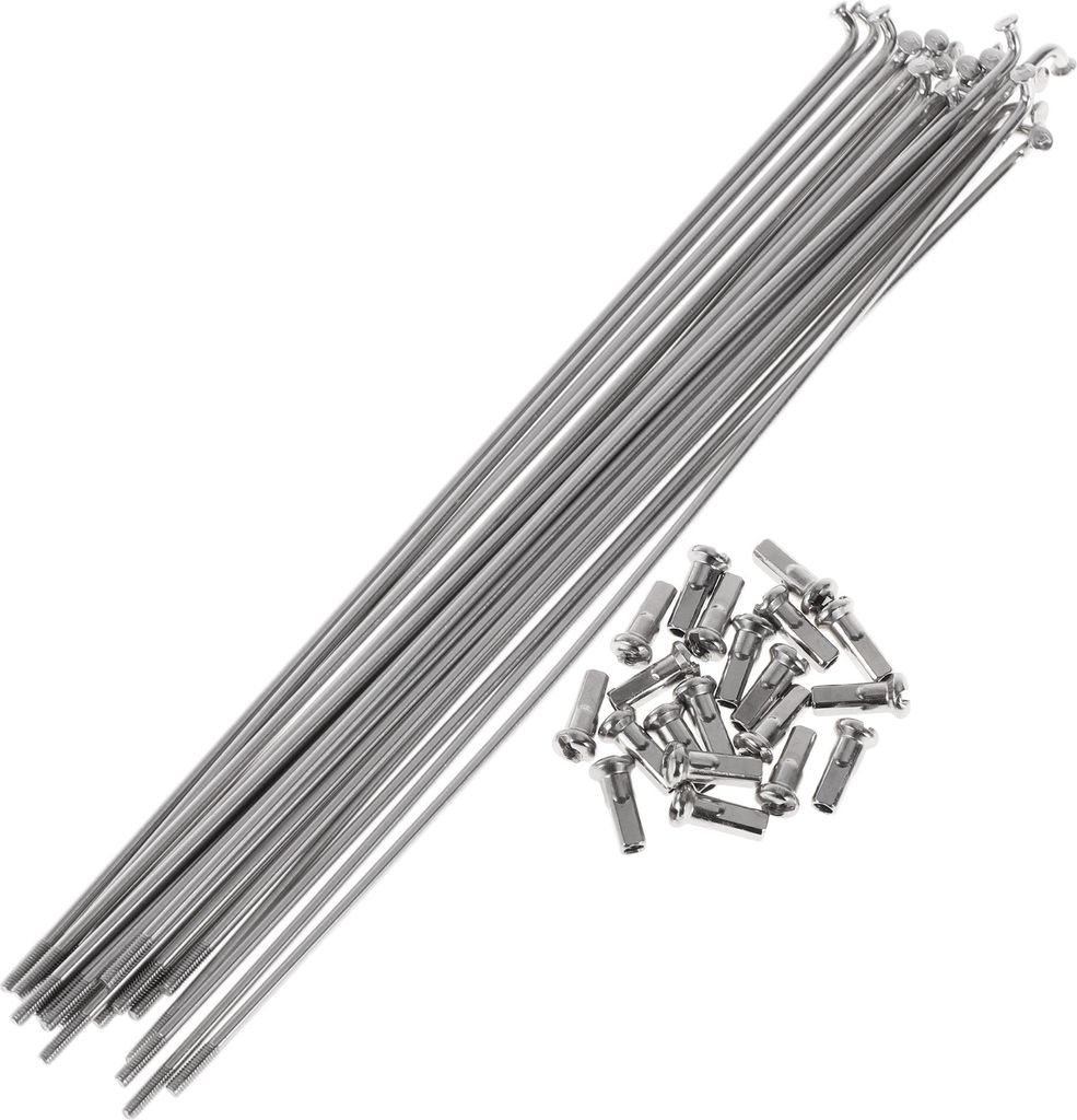 20 Satz 13G Fahrradspeichen 205mm Fahrradspeichen 304 Edelstahl Silberton
