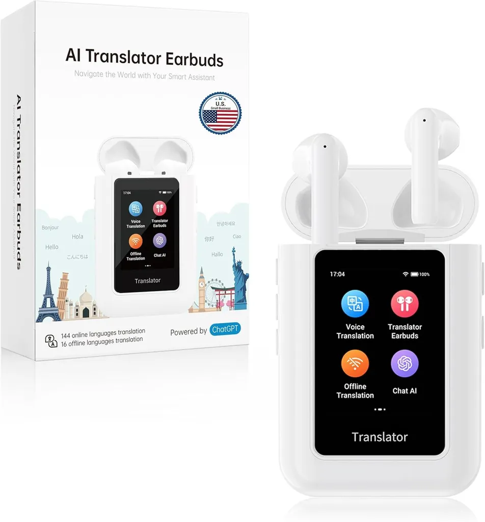 Parlez 144 Langues avec le Casque Traducteur A8 sans Connexion Web