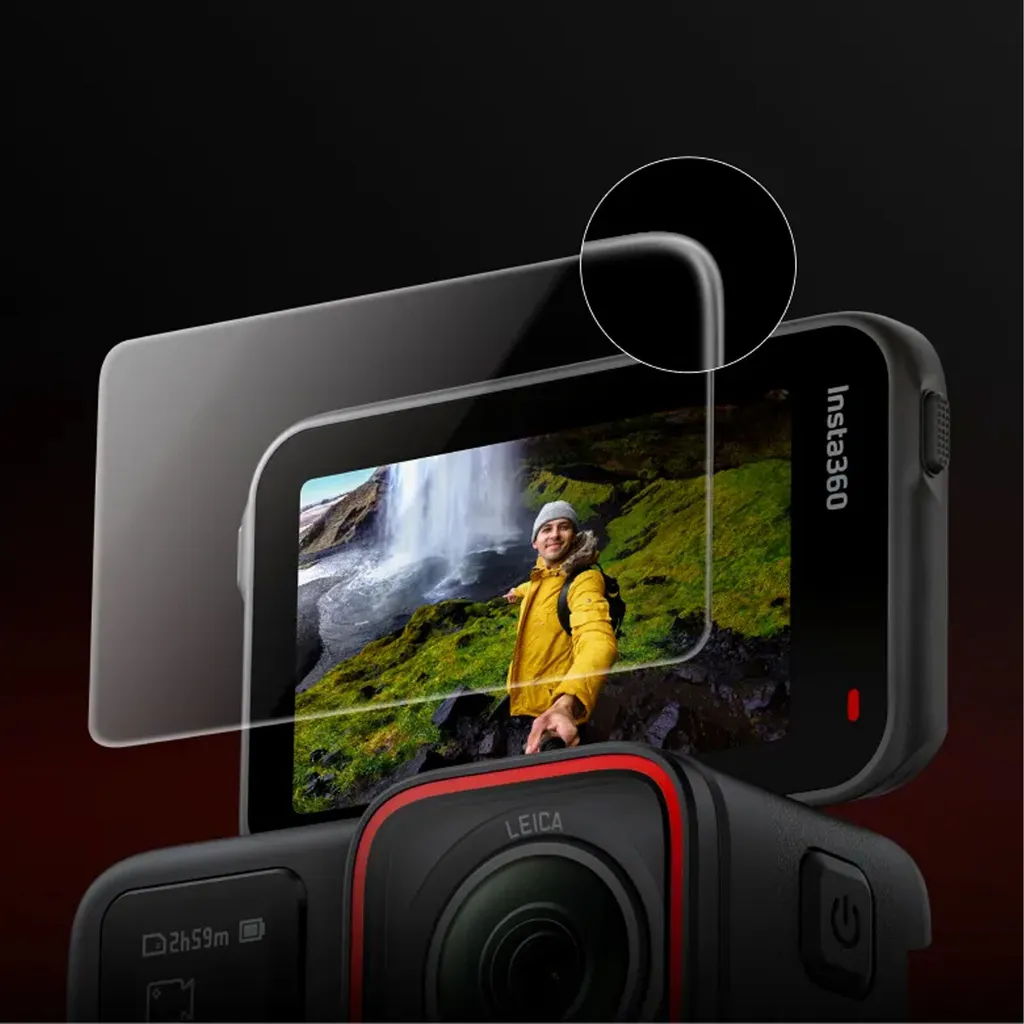 Vetro Protezione Insta360 Ace Pro - Trasparenza Cristallina e Resistenza - 14