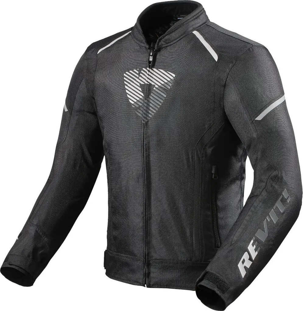 Revit Sprint H20 Veste de Moto Textile Noir et Blanc Taille M Homme