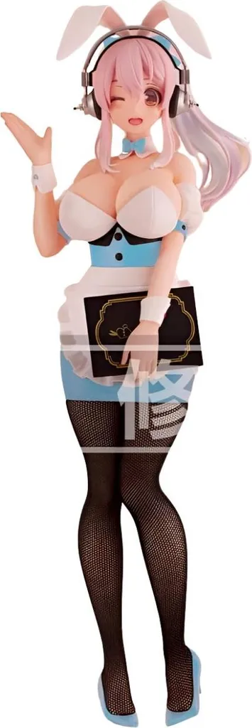 Figurine Haute Qualité Super Sonico BiCute Bunnies 28cm PVC Bleu Clair