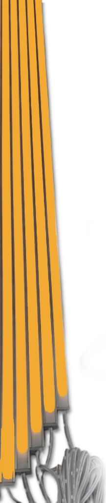 4327 LED Leuchte ALU Schiene Slim 5x1,0m Netzteil Lichtfarbe ORANGE