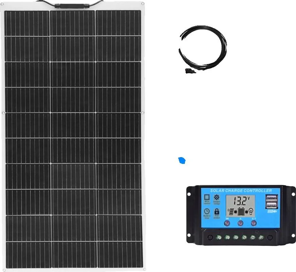 Panneau solaire flexible 100W : la solution pour toits courbés et légers