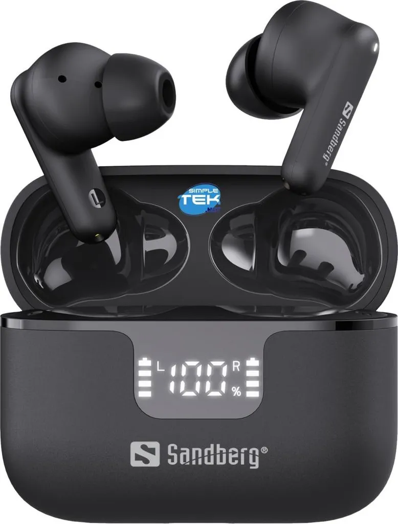 Écouteurs Bluetooth Sandberg intra-auriculaires à réduction de bruit