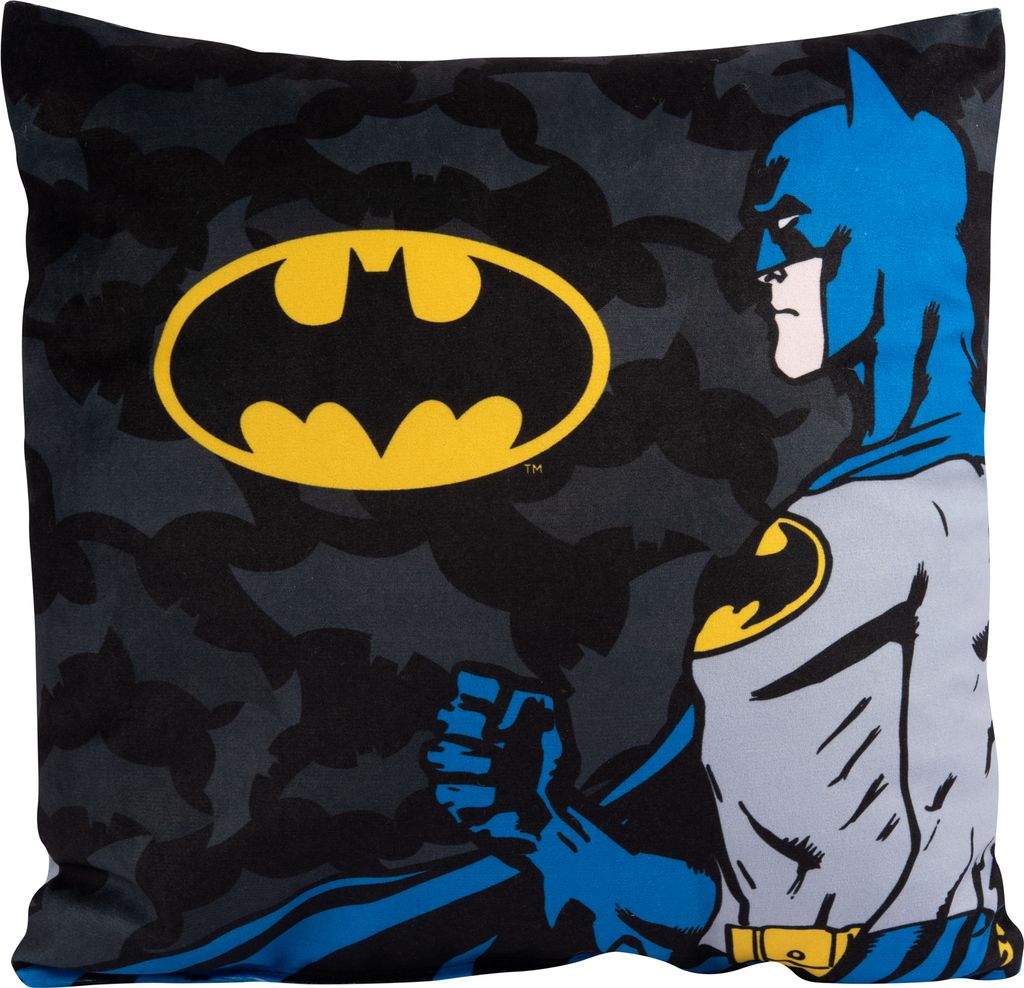 DC Comics Batman Kissen - Pose - Superhelden Dekokissen Zierkissen 30 x 30 cm