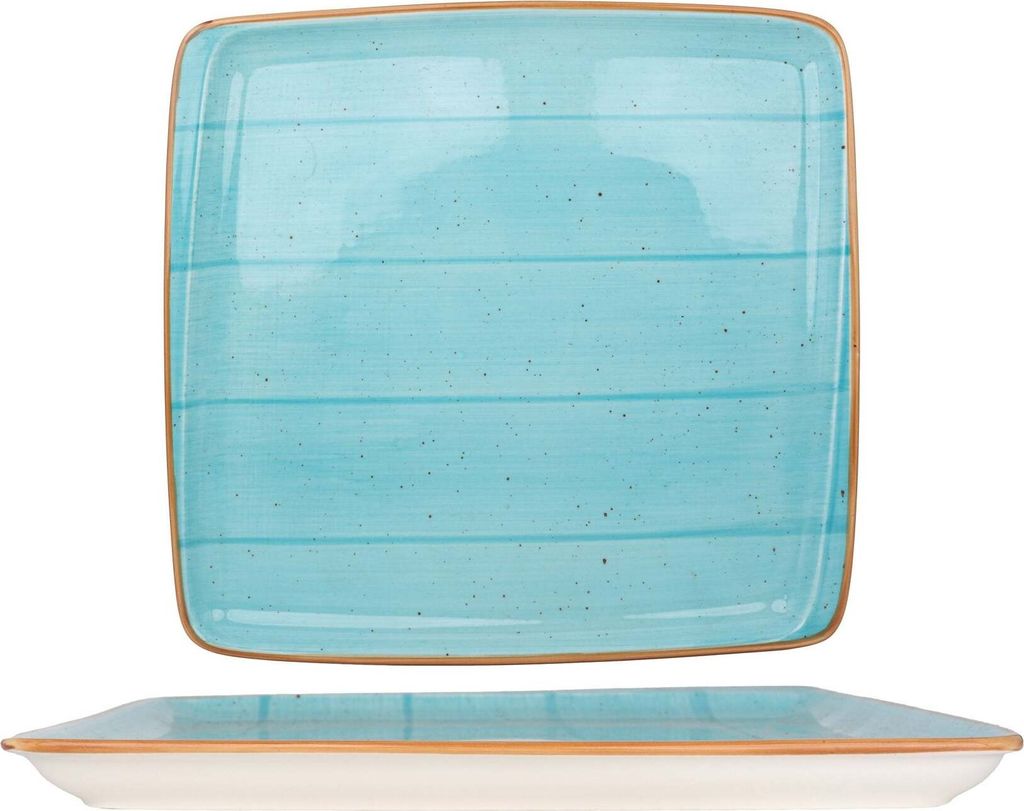 Bonna Servierschale - Aqua - Porzellan - 32x30 cm