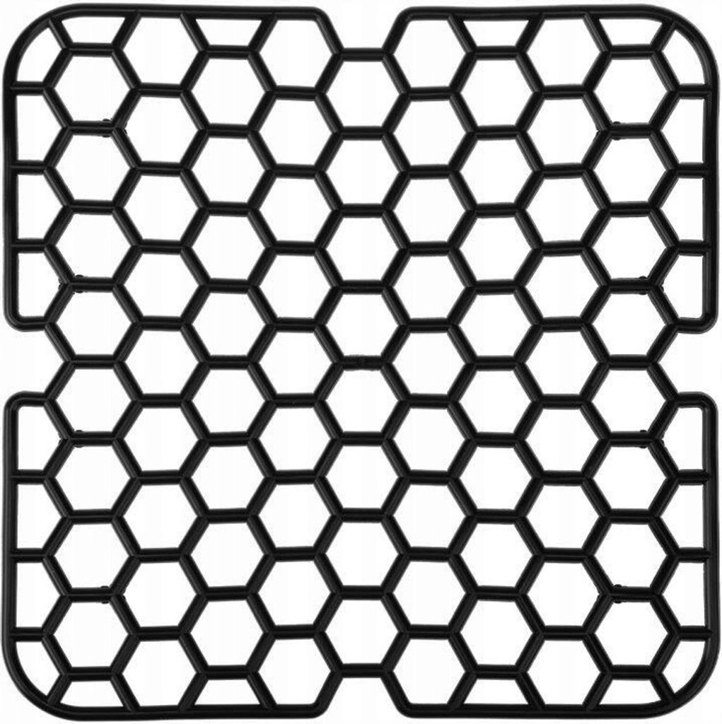 Soft Square Spülbeckenrost schwarz 28,5 cm