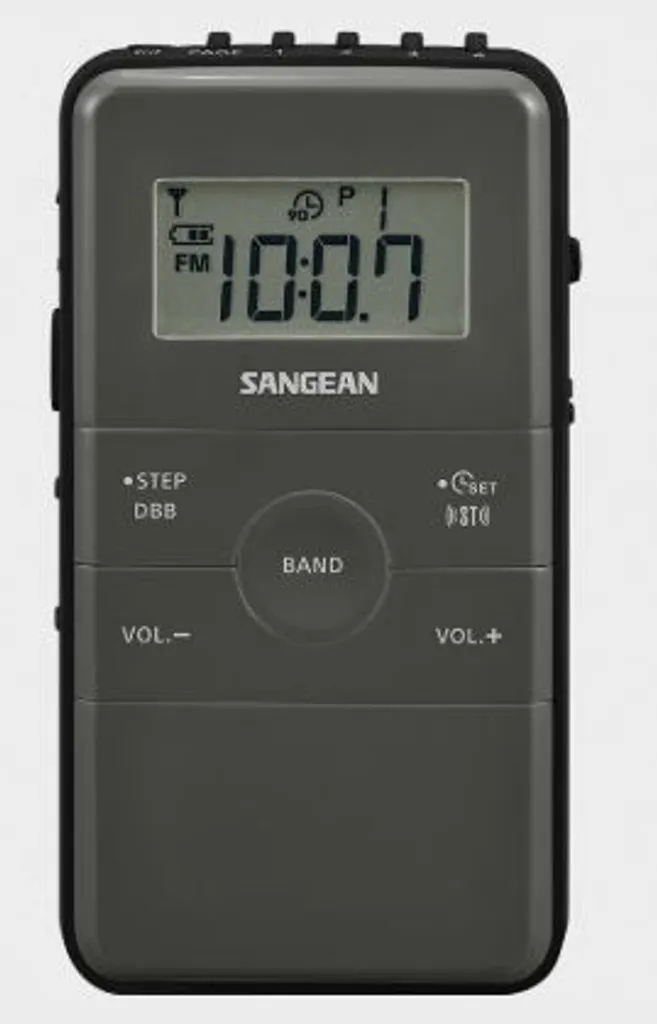 Radio Sangean DT-140 Outdoor: Compatta, Nera e Ricaricabile