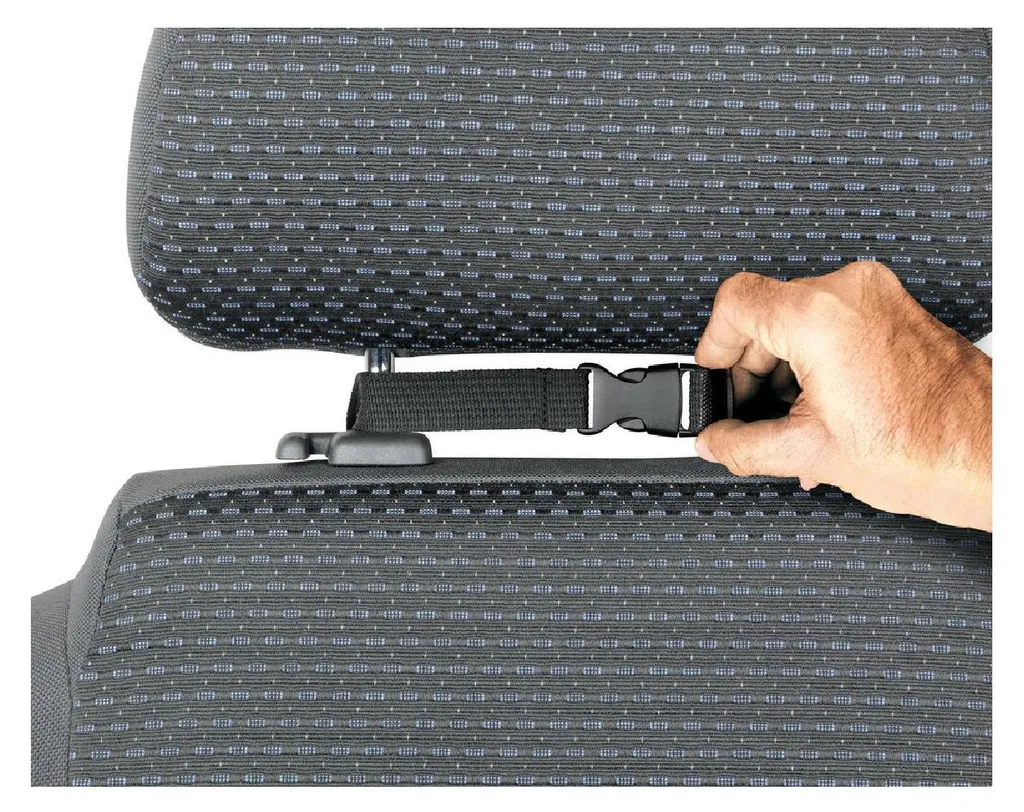 Rete Portaoggetti Per Sedili Anteriori Auto - Organizer A Doppio Strato Elastico, Universale 58x54 Cm