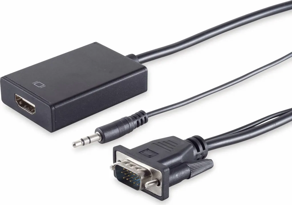 Spina VGA / presa HDMI A + jack da 3,5 mm 0,15 m