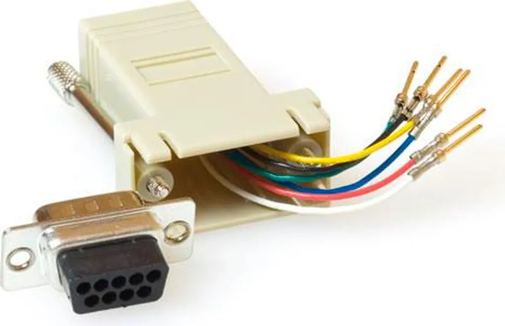 Adaptateur D-sub 9 vers RJ-45 ACT TD09M8 pour Console et Réseau