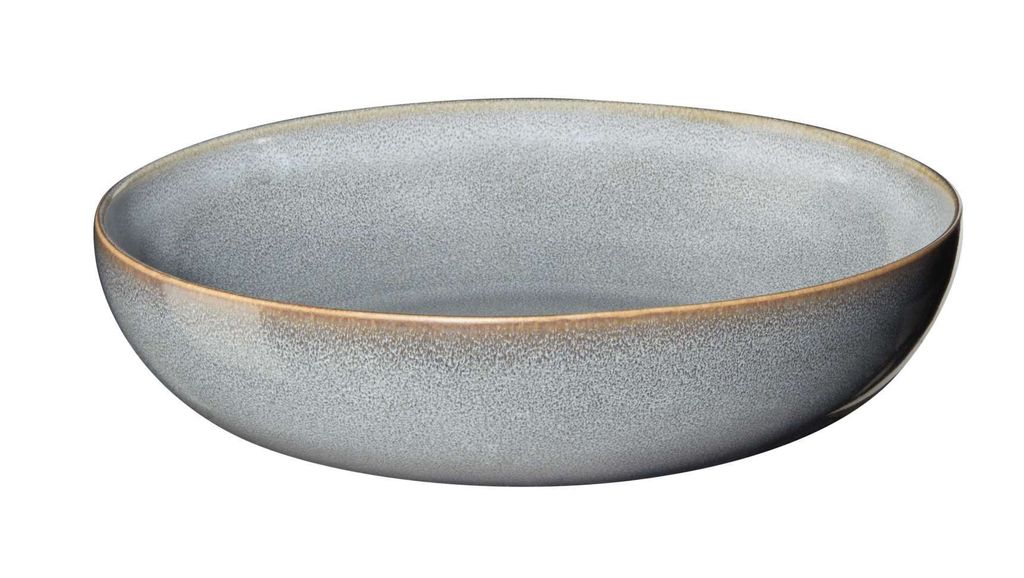 ASA Selection saisons Pastateller denim, Speiseteller, Pastaschale, Schüssel, Steinzeug, Blau, D 21 cm, 27231118