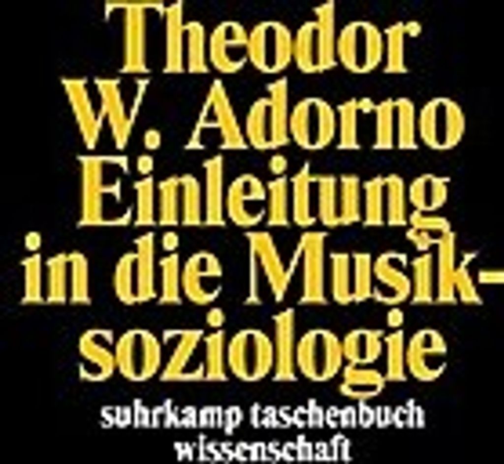 Einleitung in die Musiksoziologie