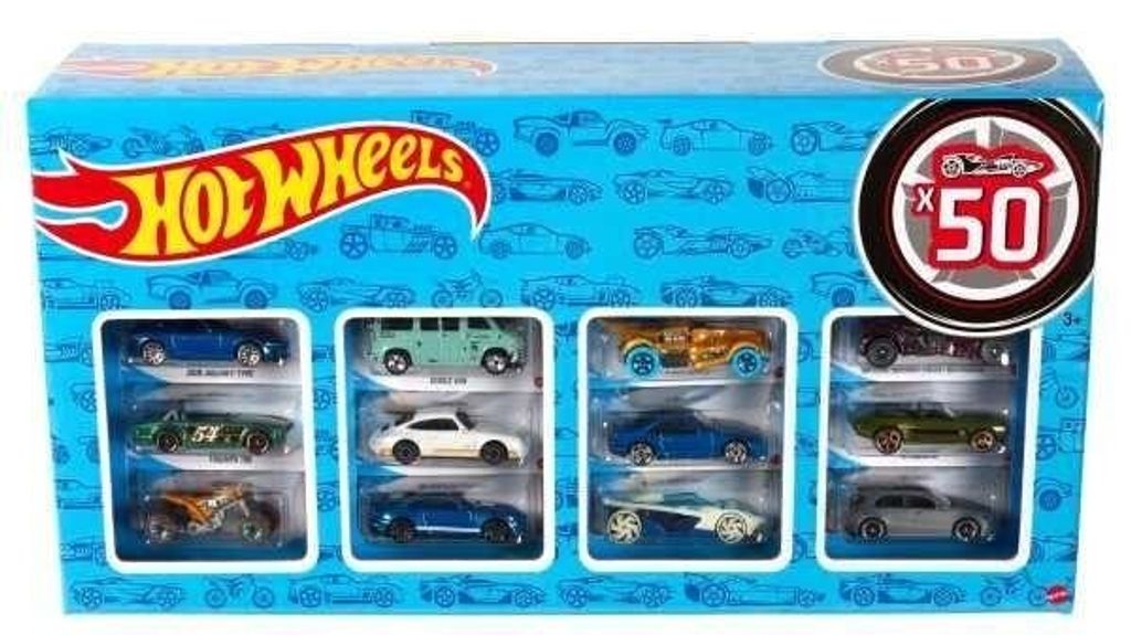 Hot Wheels - Vozidla 50 dárkových sad autíček Dárkové Obrázek produktu 15