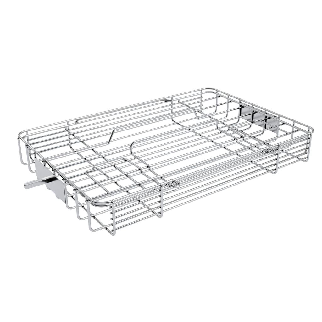 Balter Grillkorb, Edelstahl für Heißluftfritteuse HL-2200, Grillschale für Fisch, Fleisch, Gemüse, Robuste Gemüseschale, Grillkorb