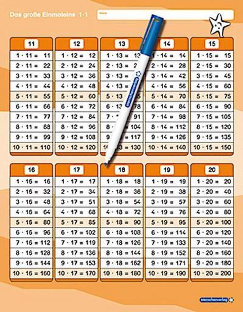 Das große Einmaleins mit Stift Produktbild 
