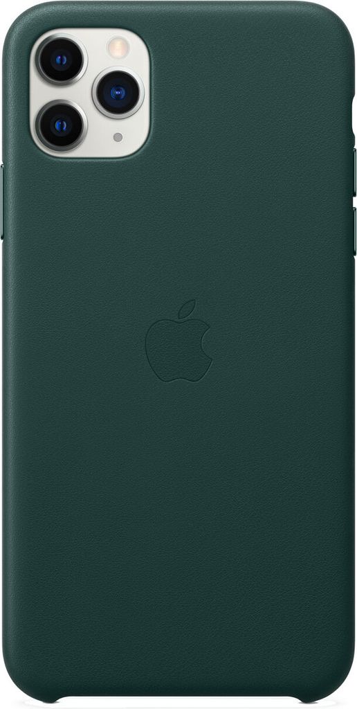 Iphone 11 Pro Max Leather Case Farbe: Forest green