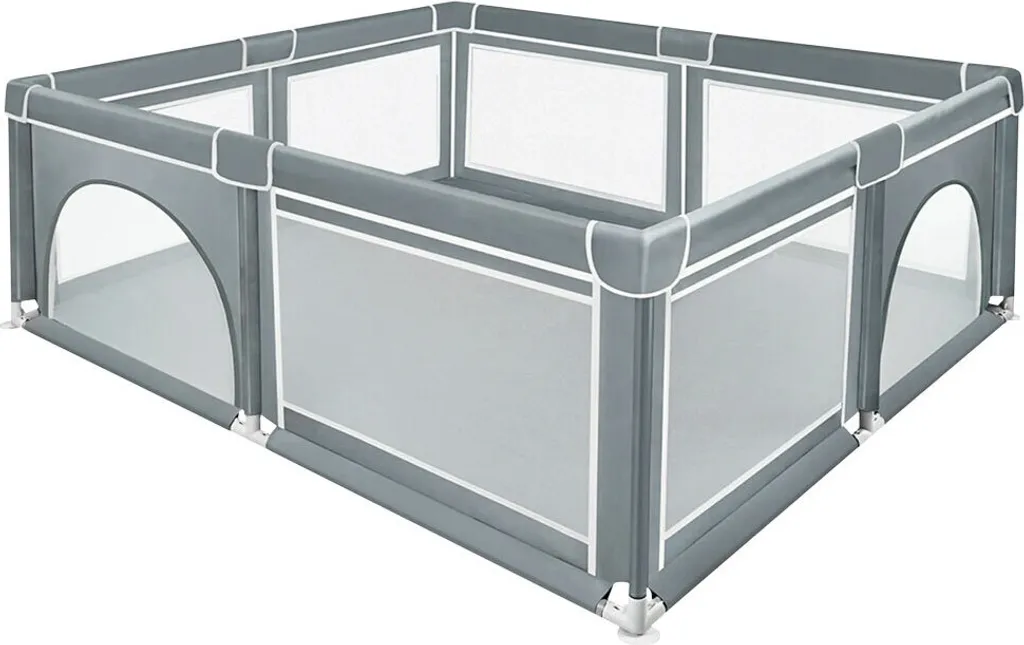 Aire de jeux bébé 180x150cm parc modulable sécurisé avec base ventouse