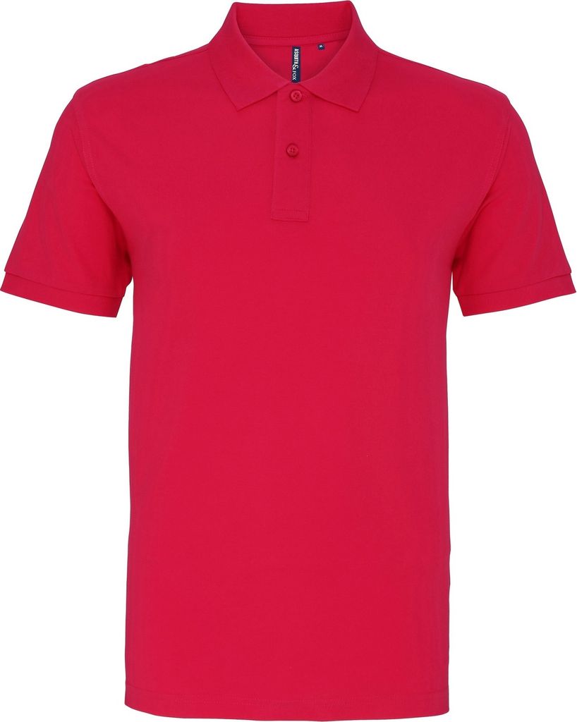 Asquith & Fox Herren Polo-Shirt, Kurzarm RW3471 (3XL) (Dunkles Pink)