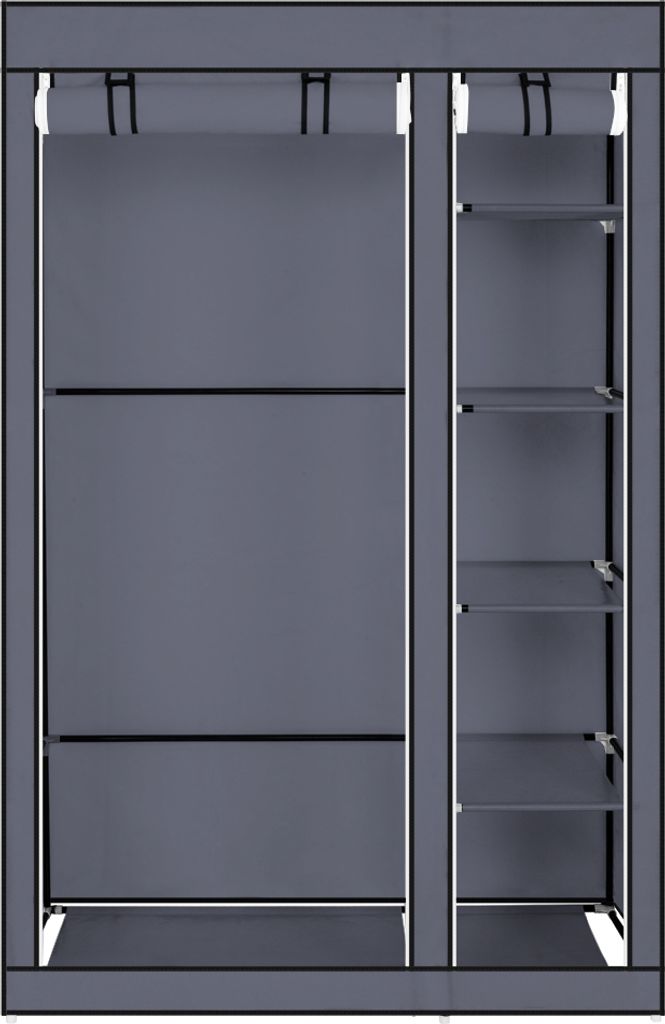 FCH 107x45x170cm tragbare Garderobe Kleiderschrank mit Produktbild 4