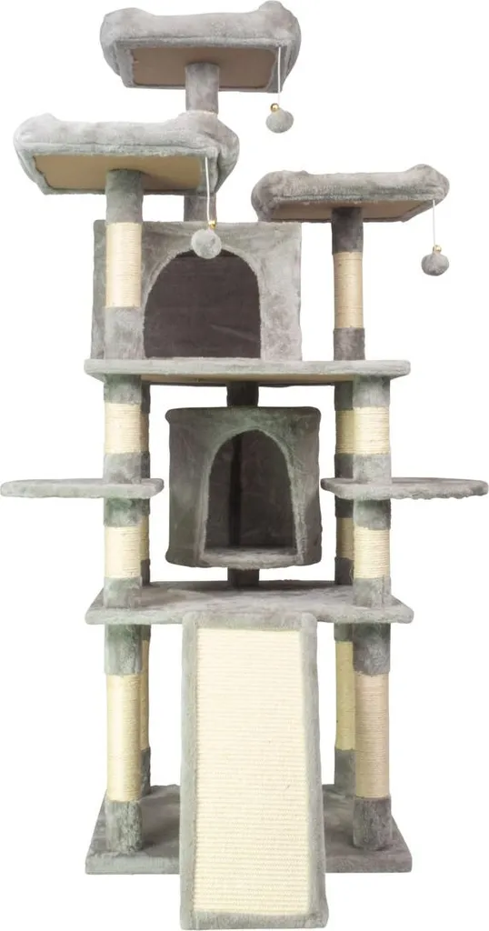 Arbre à chat Tower 170cm stable pour protéger vos meubles des griffes