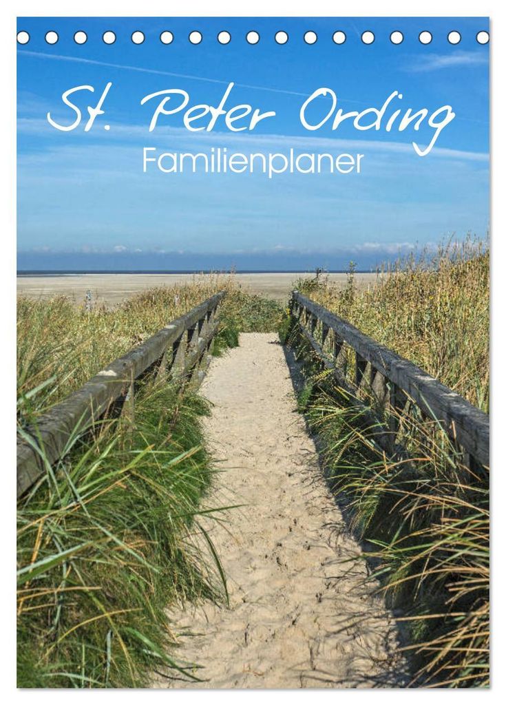 St. Peter Ording Familienplaner (Tischkalender 2027 DIN A5 hoch), CALVENDO Monatskalender
