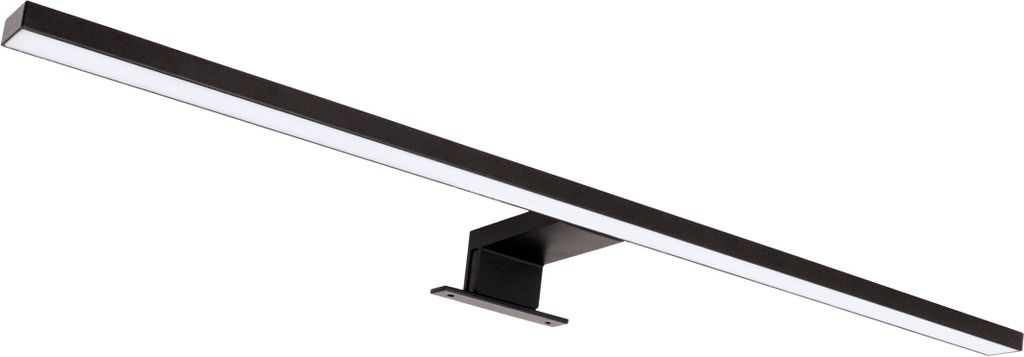 Nástěnné svítidlo LED hliníkové Š: 60 cm IP44 černé Obrázek produktu 