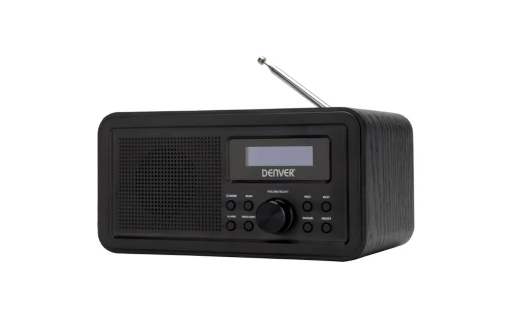 Radio Numérique DAB+ Denver DAB-30 Noir pour une Réception Cristalline