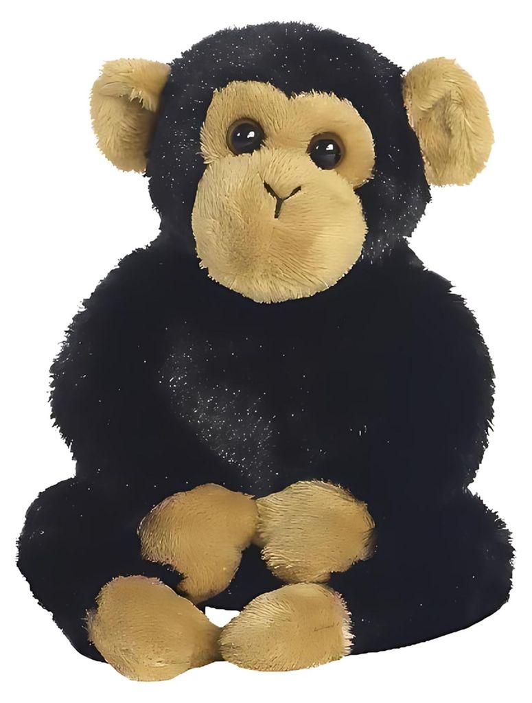 Aurora Mini Flopsies Clyde Chimp Schwarz 20 cm Produktbild 