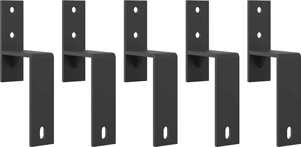 Support rail bypass robuste pour double porte de grange coulissante 5x