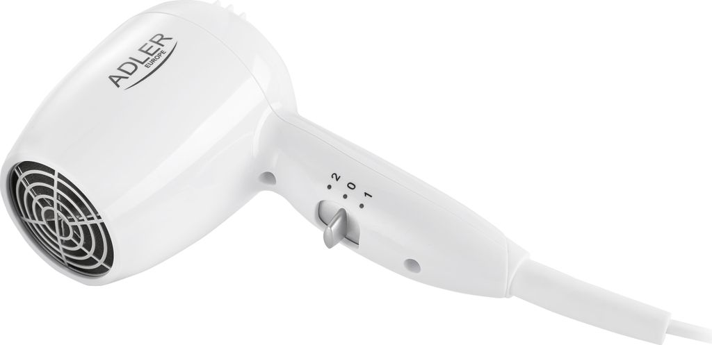Adler AD 2252 Haartrockner 1600 W mit Wandhalterung ideal für Hotels - Weiß