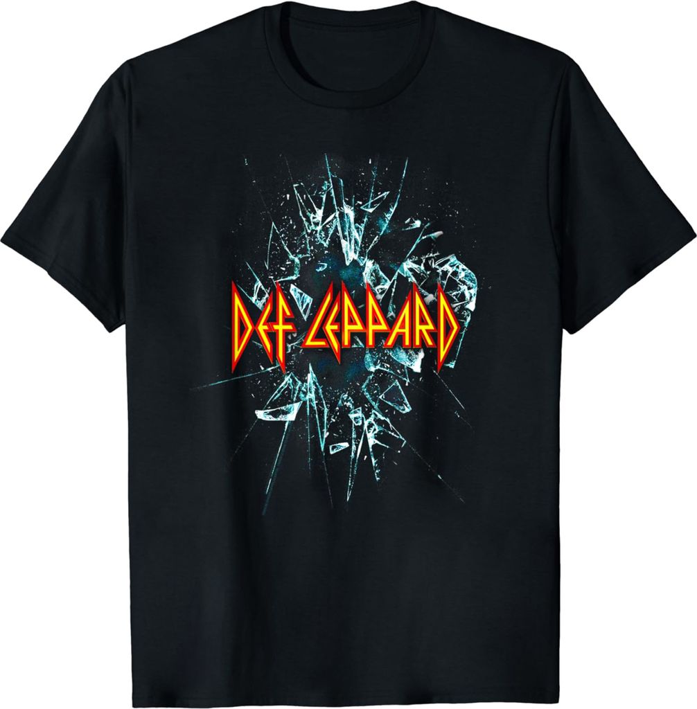 Def Leppard - T-Shirt für Herren/Damen Uni RO6831 (XL) (Schwarz)