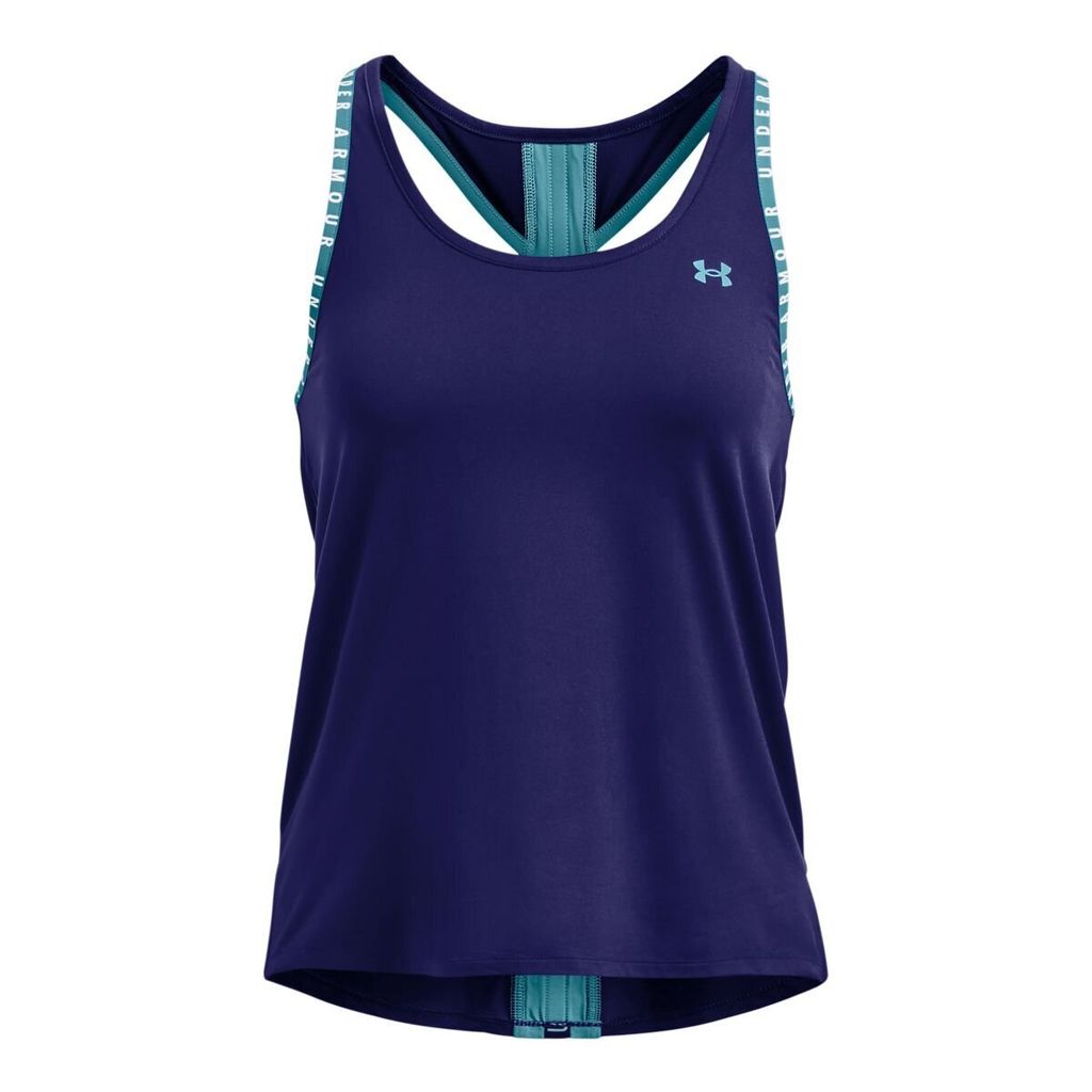 UNDER ARMOUR Knockout Tank-Top Damen 468 - sonar blue/white/glacier blue XS