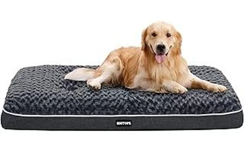 Materasso Cane Ortopedico 105cm | Supporto Articolare Grigio - 1