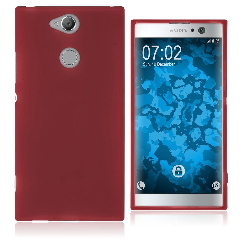PhoneNatic Case kompatibel mit Sony Xperia XA2 - rot Produktbild 