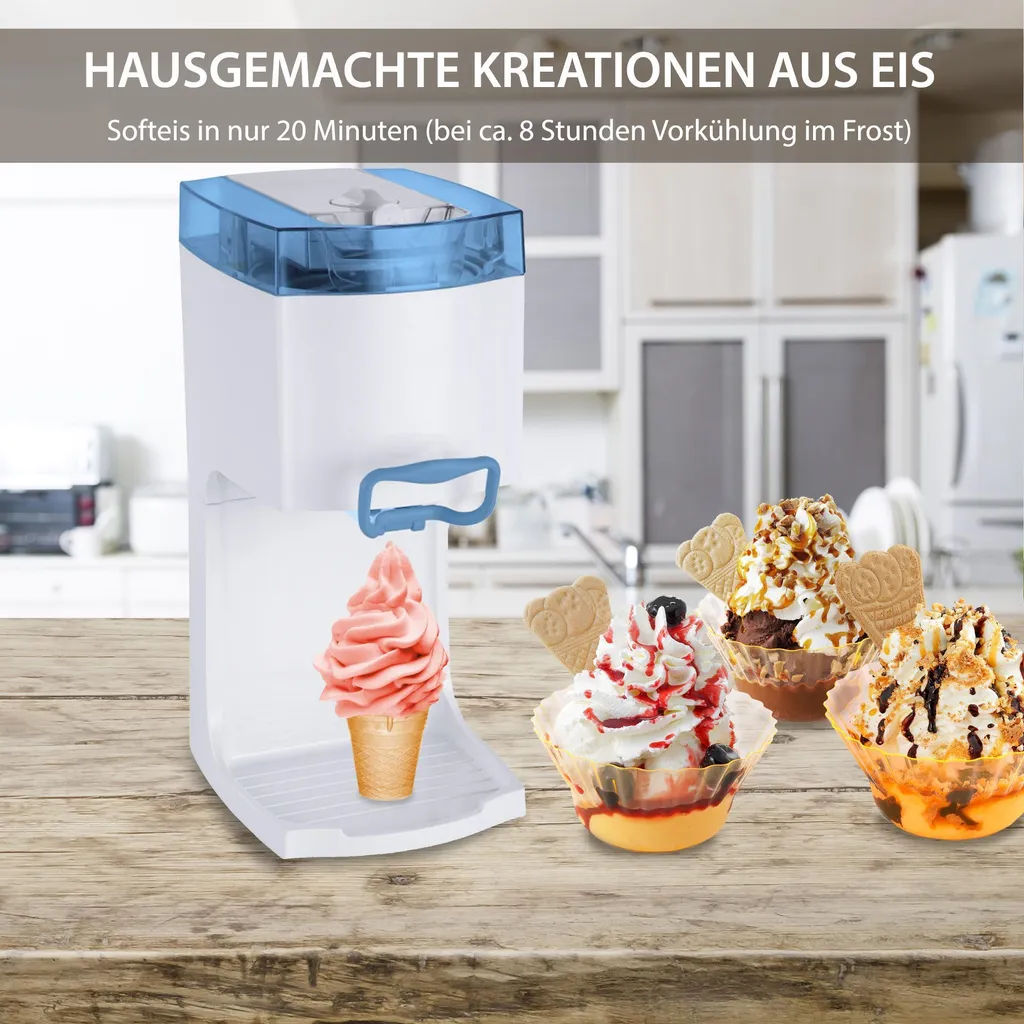 4in1 Softeismaschine Frozen Yogurt Maschine UR7671
