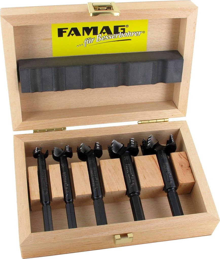 FAMAG Bormax 2,0 WS-Forstnerbohrersatz 5-teilig Immagine del prodotto 