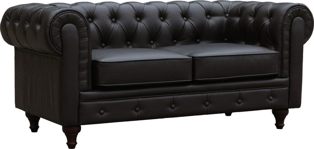 Canapé fixe Chesterfield "Aliza" - 157 x 82 x 70 cm - 2 Image du produit 