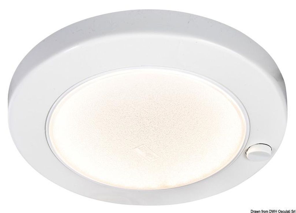 BATSYSTEM Saturn HD LED Deckenleuchte weiß - Osculati 13.833.11