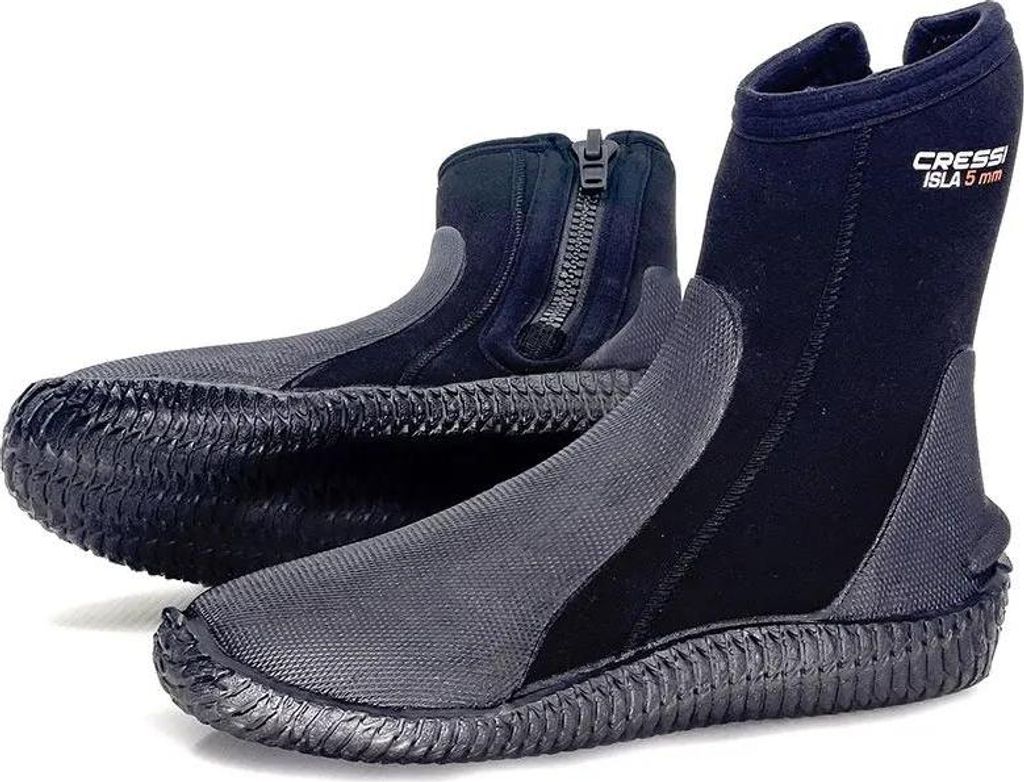 Cressi Isla Neoprene 5 Mm Neoprenschuhe Schwarz,Grau EU Produktbild 