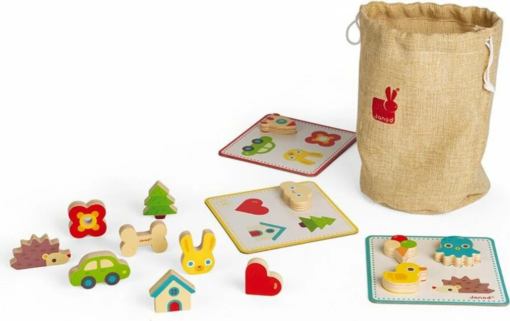 Améliorer la Concentration avec le Jeu Tactile Janod Pexeso en Bois