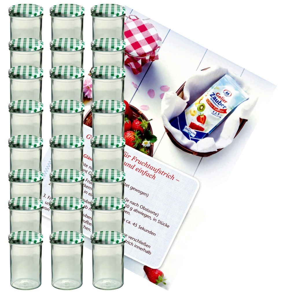 sada 24 sklenic 435 ml zavařovací sklenice Do 82 zelené Obrázek produktu 
