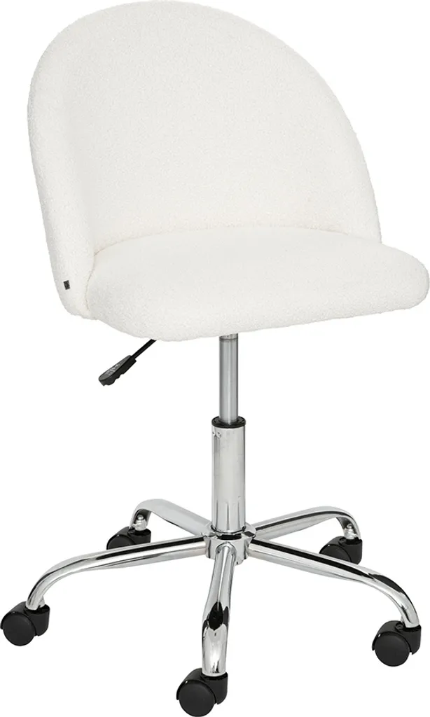 Chaise de bureau Rhône Blanc Teddy Eazy Living pour espace de travail