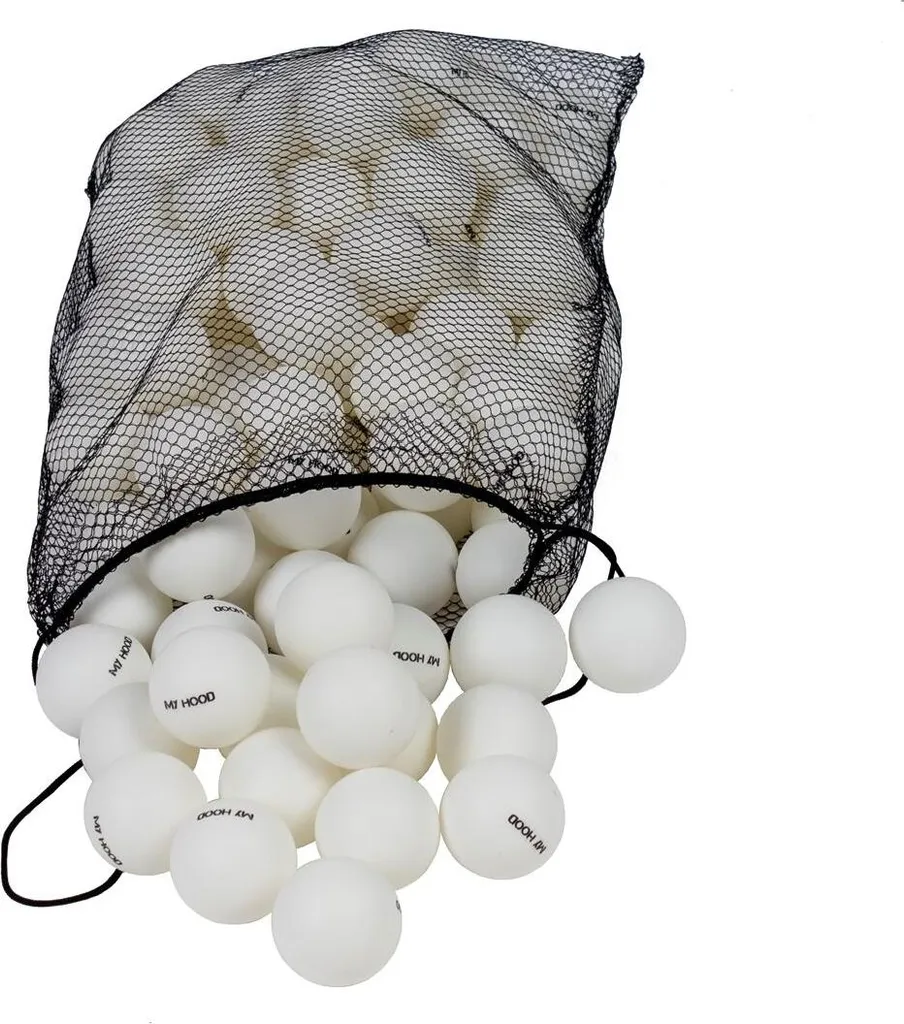 Balles de tennis de table robustes My Hood 901022 avec rebond homogène