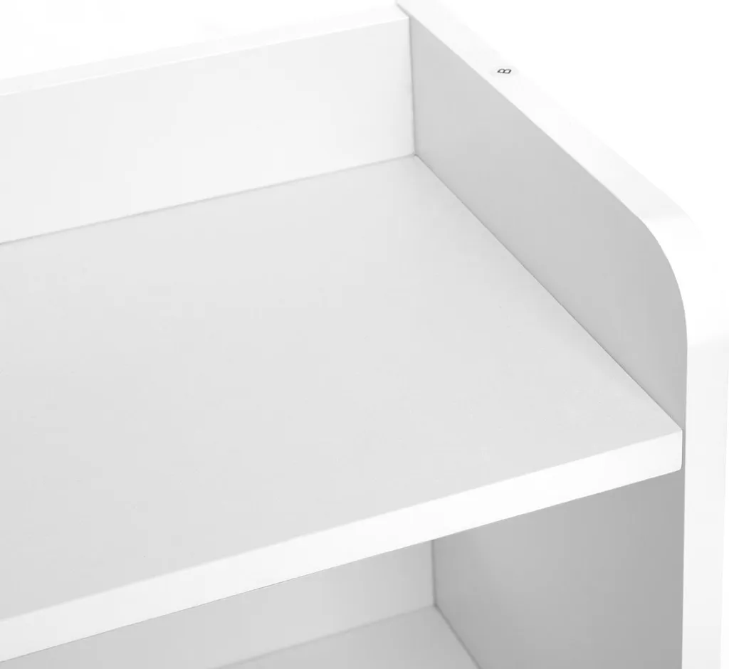 Meuble bibliothèque blanc pour optimiser le rangement de vos classeurs - 4