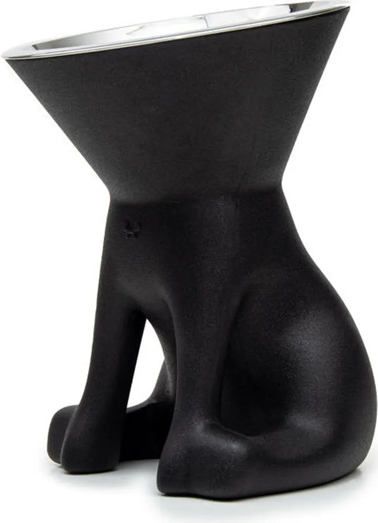 Gamelle Chien Anti-Bactérienne Elisabeth 1 L Inox Noir United Pets