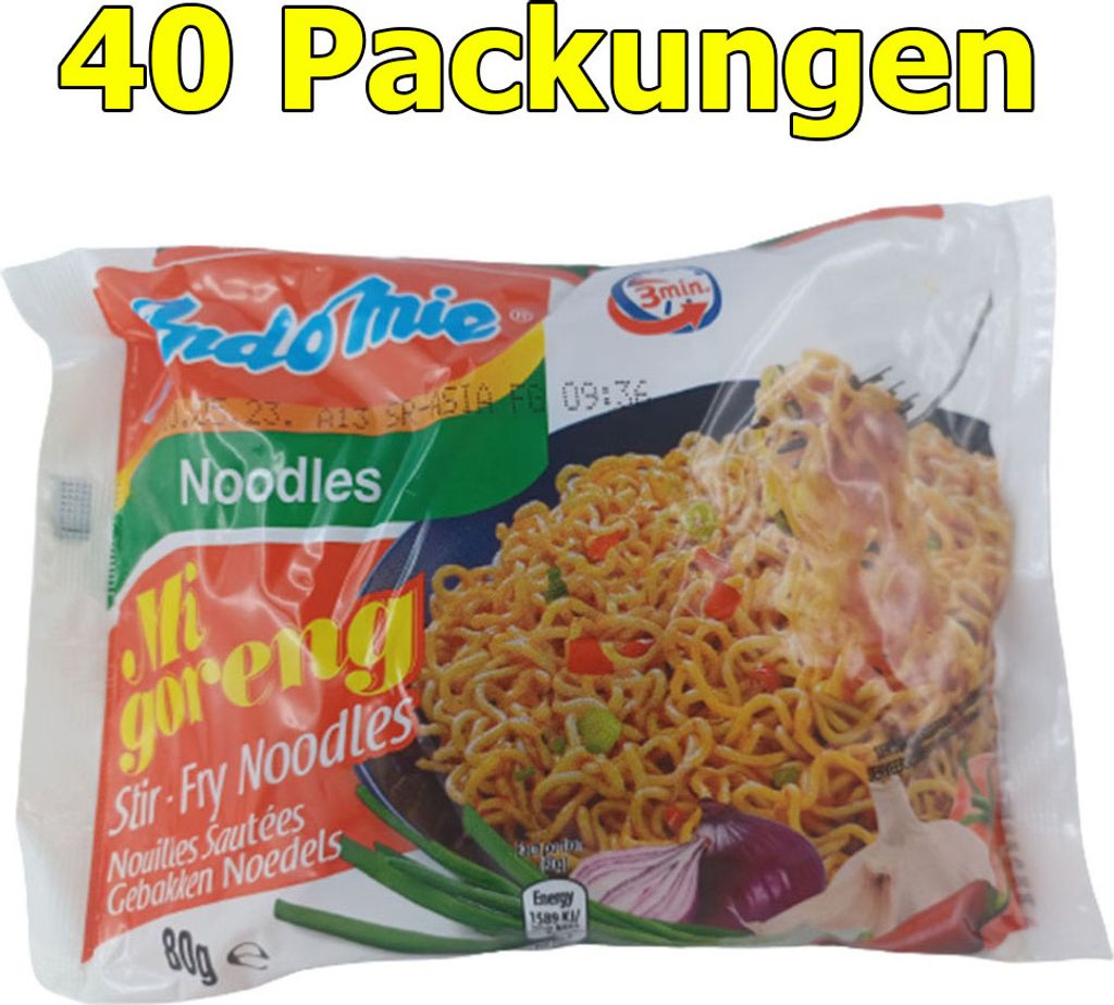 Indomie Mi Goreng fried noodles 40 pack (40 x 80g) Zdjęcie produktu 