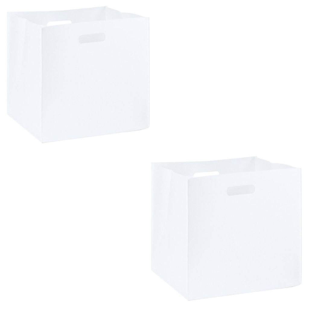 Faltbox FELT weiß 32x32cm - Aufbewahrungsbox im 2er Set, Produktbild 